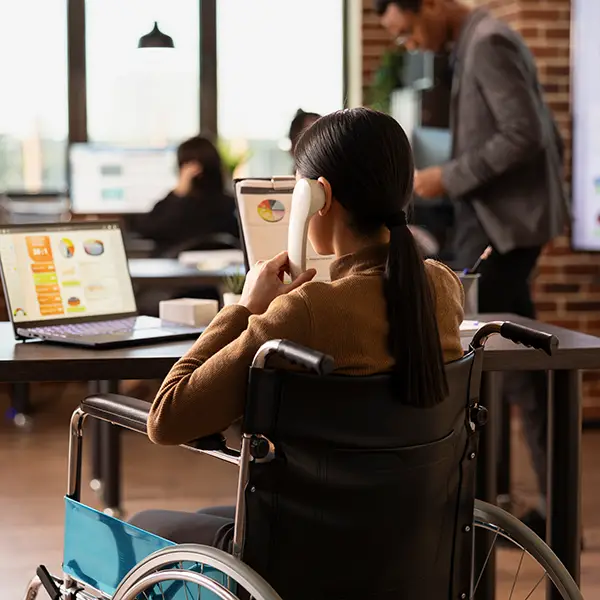 Wheelchair office sq